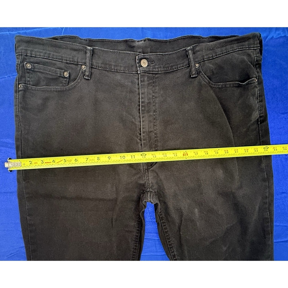 Levi's 541 Black Athletic Taper Fit Jeans 42x30 Men's - Picture 7 of 11